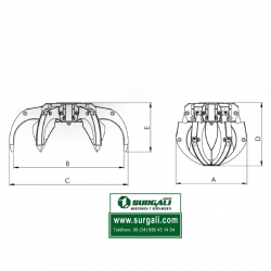 Pulpo Chatarrero 4 Dientes...