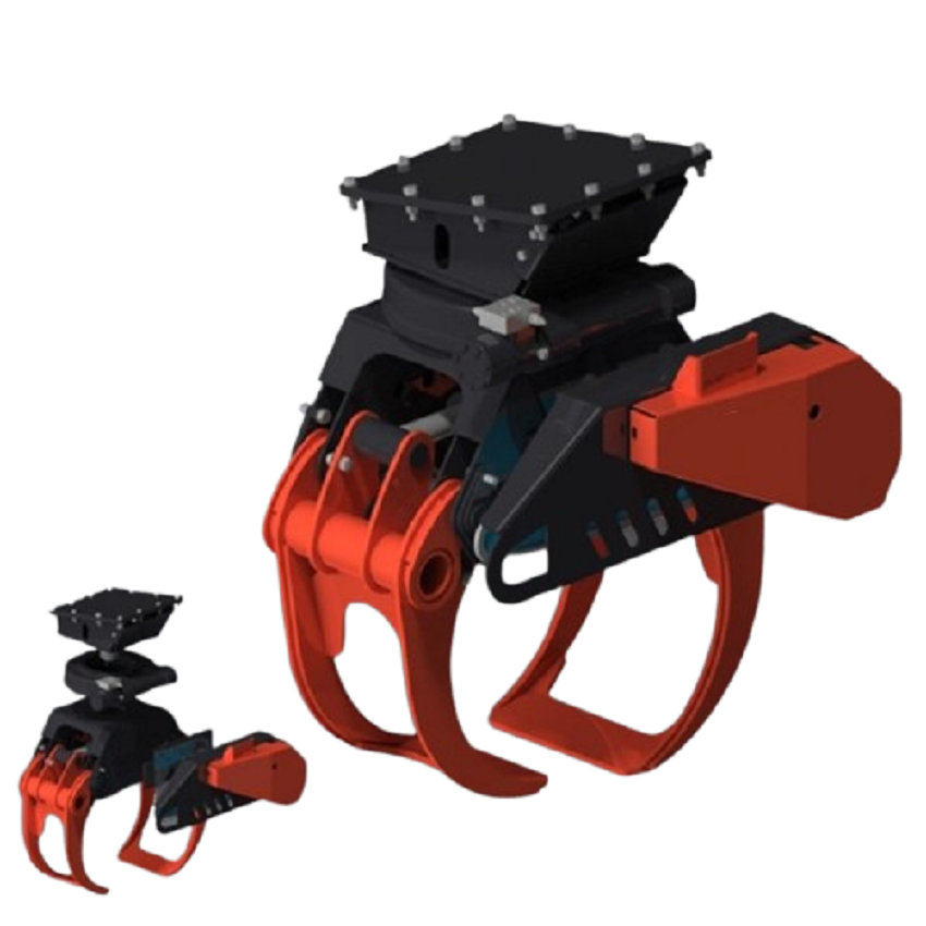 Pinzas Forestales Rotativas con Motosierra